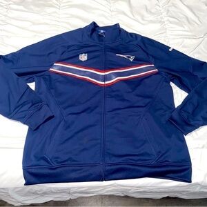 Reebok Onfield Track Jacket New England Patriots 2XL Full Zip